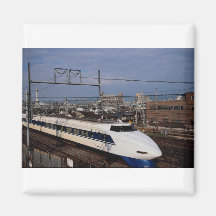 The Shinkansen or Bullet Train, Kyoto, Japan Magnets