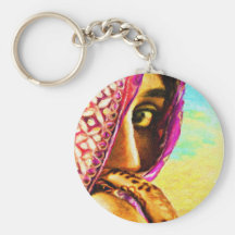 The Shy Girl Keychain