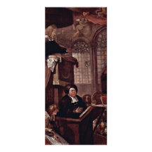 The Sleeping Town By Hogarth William Personalized Rack Card