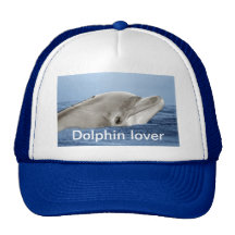 The smiling dolphin mesh hat