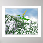 The Snow Skier Posters
