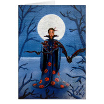 "The Spell of the Bats" Greeting Card