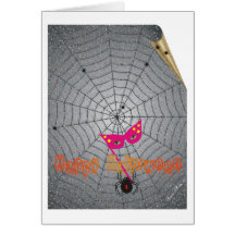 The Spider - Halloween - Edible Spider Recipe Greeting Card