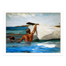 The Sponge Diver by Winslow Homer Post Card
