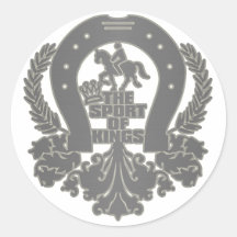 The_Sport_Of_Kings Round Sticker