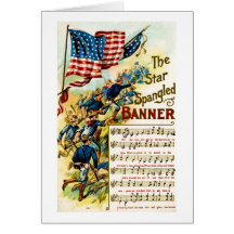 The Star Spangled Banner 1908 Greeting Card