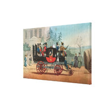 The Steam Coach Gallery Wrap Canvas