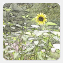 The Sunflower Garden Stickers