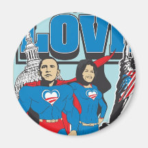 The Super Obamas Magnets
