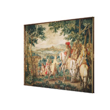 The Surrender of Marsal in Gobelins Workshop Stretched Canvas Prints