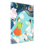 The Tale of Shim Chung Korean Folk Tale Art(11x14) Canvas Print