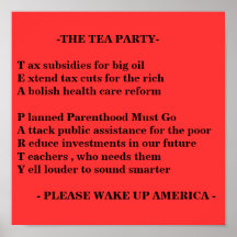 THE TEA PARTY POSTER