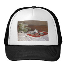 The Tea Set by Claude Monet Trucker Hat