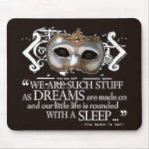 The Tempest Quote Mousemats