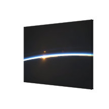 The thin line of Earth's atmosphere Canvas Print