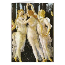 The Three Graces by Sandro Botticelli Greeting Card
