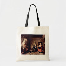 The Tormented Poet By Hogarth, William Canvas Bags