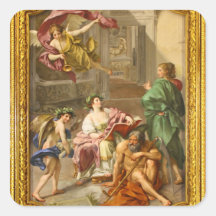 The Triumph of History over Time by Anton R Mengs Sticker