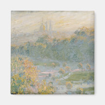 The Tuileries  1875 Refrigerator Magnet