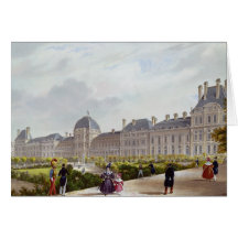 The Tuileries during the Restoration Greeting Cards