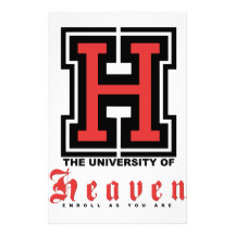 The University of Heaven... Stationery Paper