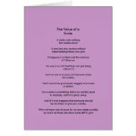 The Value of a Smile poem Greeting Cards