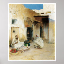 The Vegetable Seller, 1895 Charles James Theriat Posters