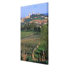 The village of San Gimignano sits in the rolling Canvas Prints
