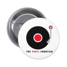 The Vinyl Frontier Button