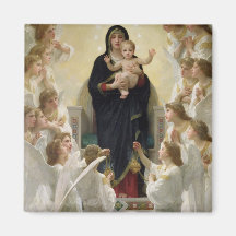 The Virgin with Angels, 1900 Magnets