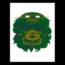 THE VOODOO GREEN postcards