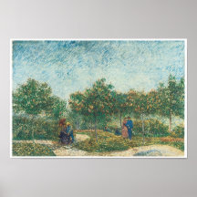 The Voyer d'Argenson Park, Van Gogh Posters
