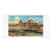The Wall, Cedar Pass, Badlands of South Dakota Photo Cards