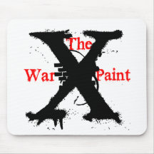 "The War Paint" 'X' Logo Mousepads