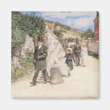 The Wedding March by Theodore Robinson, Newlyweds Fridge Magnet