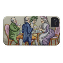 The Whist Party (colour litho) iPhone 4 Cover