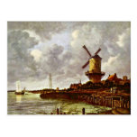 The Windmill At Wijk Bij Duurstede [1]. By Jacob I Post Card