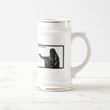 the wine thieves Nun With A Gun Beer Stein Mug