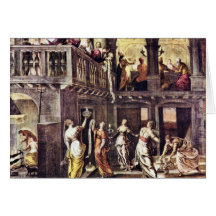 The Wise And The Foolish Virgins By Tintoretto Jac Greeting Cards