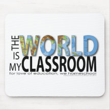 The World is My Classroom Mousepads