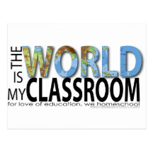 The World is My Classroom Postcards