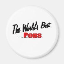 The World's Best Pops Fridge Magnets