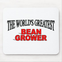 The World's Greatest Bean Grower Mousemats
