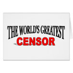 The World's Greatest Censor Cards