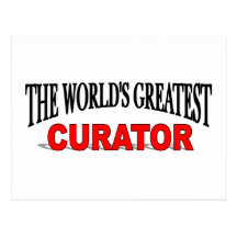 The World's Greatest Curator Postcards