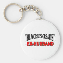 The World's Greatest Ex-Husband Key Chains