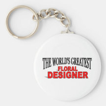 The World's Greatest Floral Designer Keychain