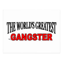 The World's Greatest Gangster Postcard