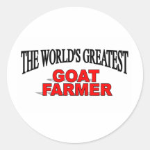 The World's Greatest Goat Farmer Stickers