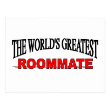 The World's Greatest Roommate Post Card